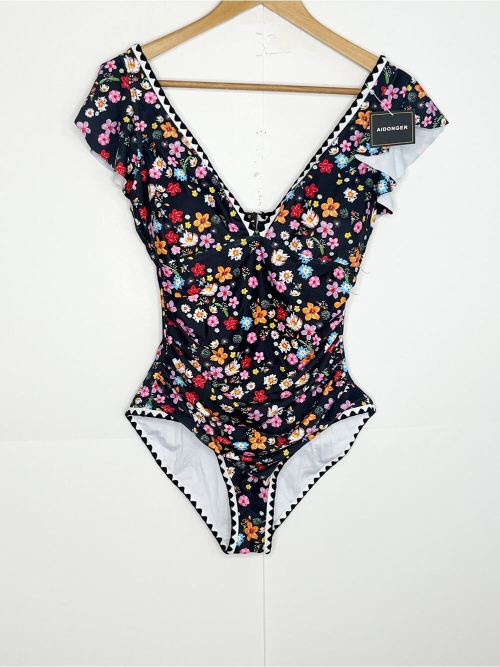 Aidonger Womens One Piece Swim Suit Size Medium
